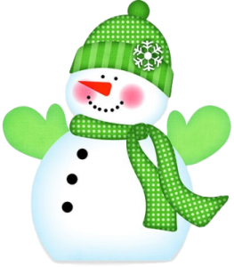 a winter snowman